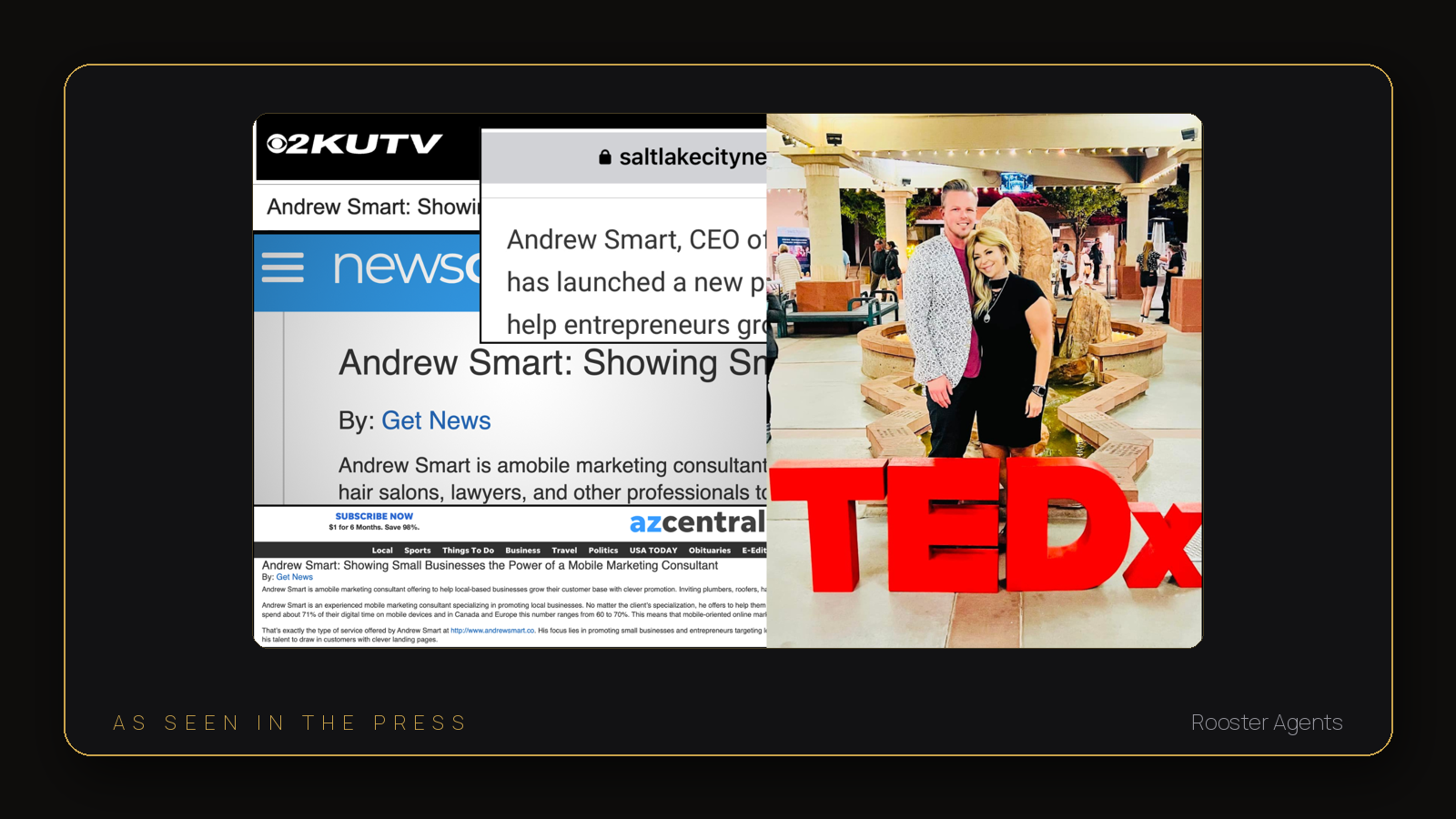 Andrew Smart featured in the press — 2KUTV, azcentral, TEDx